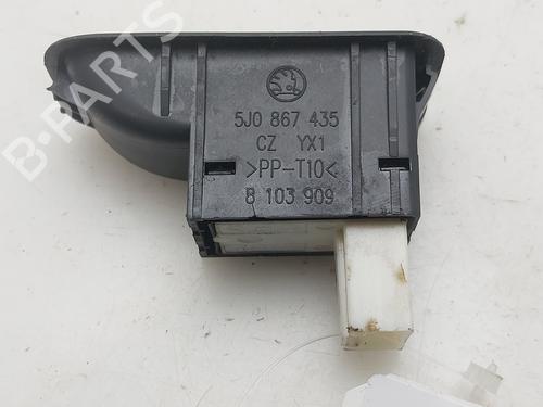 Right front window switch SKODA FABIA II (542) | BP38014478I26 - Image 3