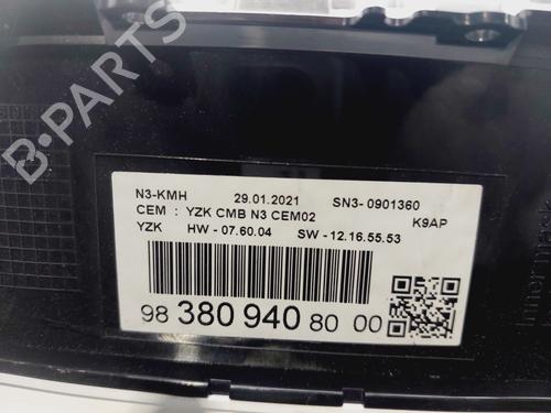 Instrument cluster PEUGEOT PARTNER Box Body/MPV (K9)  | BP25863516C47 