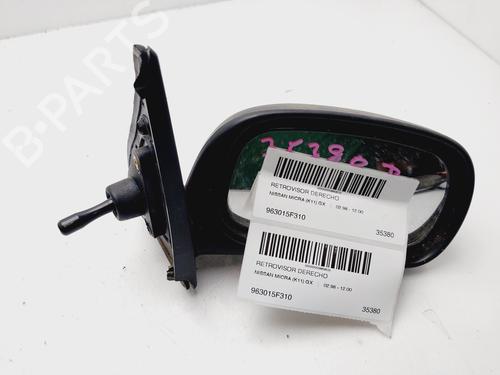 Used Right mirror NISSAN MICRA II (K11) 1.3 i 16V (75 hp) 19321055