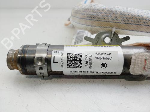 Left curtain airbag SKODA RAPID (NH3, NK3, NK6)  | BP22993542C11 