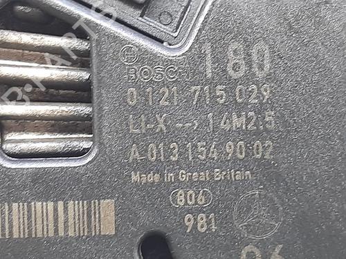 Alternator MERCEDES-BENZ C-CLASS (W204) C 220 CDI (204.002) | BP10111932M7 