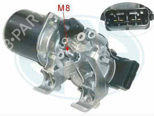 Used Front wiper motor RENAULT CLIO III (BR0/1, CR0/1) [2005-2014]  27533492