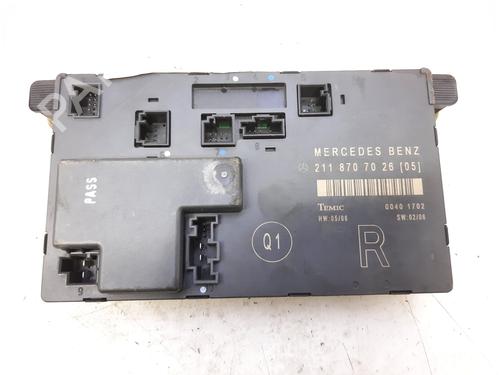 Elektronisk modul MERCEDES-BENZ E-CLASS (W211) E 220 CDI (211.008) (170 hp) 10117200