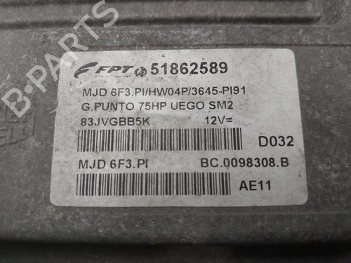 Engine control unit (ECU) FIAT GRANDE PUNTO (199_) 1.3 D Multijet | BP37605070M57 - Image 4