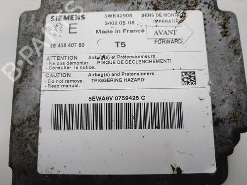 Kollisjonspute styreenhet PEUGEOT 307 (3A/C) 2.0 HDi 90 | BP31010345M53