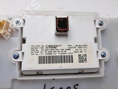 Instrument cluster PEUGEOT 2008 I (CU_) 1.6 HDi | BP21544972C47 