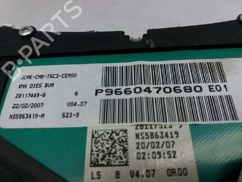 Instrument cluster PEUGEOT 307 (3A/C) 1.6 HDi | BP2869735C47 