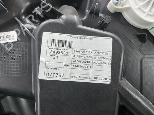 Front left window mechanism MERCEDES-BENZ M-CLASS (W166) ML 350 BlueTEC 4-matic (166.024, 166.023) | BP11787655C22 