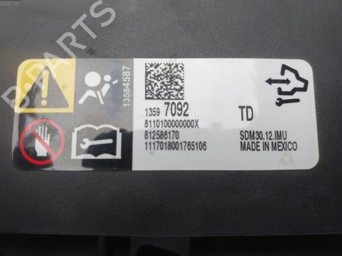 ECU airbags OPEL CORSA E (X15) 1.3 CDTI (08, 68) | BP36781048M53 - Image 2