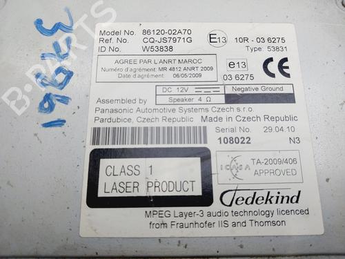 Radio TOYOTA AURIS (_E15_) | BP27090885E6