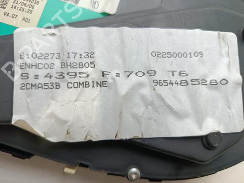 Instrument cluster PEUGEOT 307 SW (3H) | BP30681095C47
