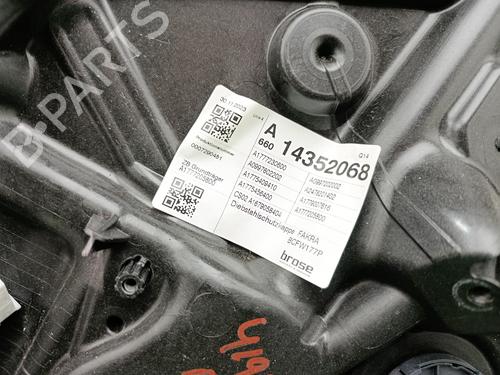 Front right window mechanism MERCEDES-BENZ A-CLASS (W177) A 250 e (177.085) | BP37068774C23 - Image 2