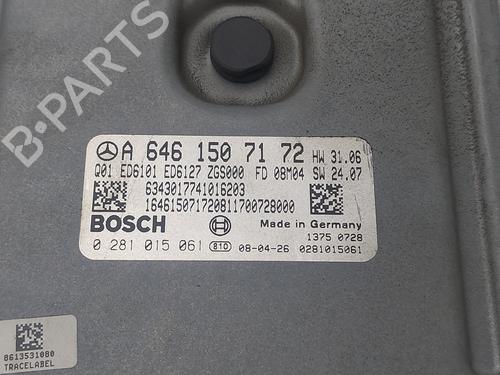 Engine control unit (ECU) MERCEDES-BENZ VITO / MIXTO Van (W639) 111 CDI (639.601, 639.603) | BP29634735M57 