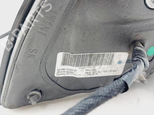Right mirror VW GOLF VI (5K1)  | BP27864188C27 