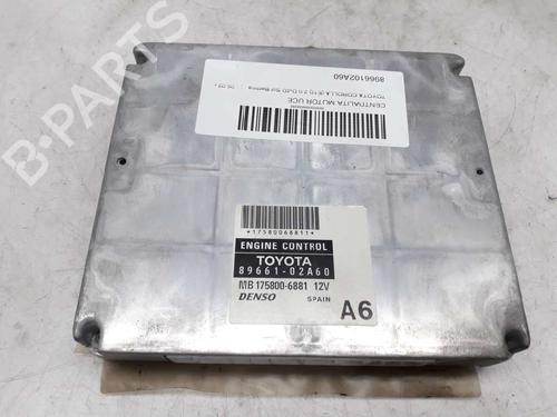 Used Engine control unit (ECU) TOYOTA COROLLA (_E12_) 2.0 D-4D (CDE120R, CDE120L_) (116 hp) 3344180