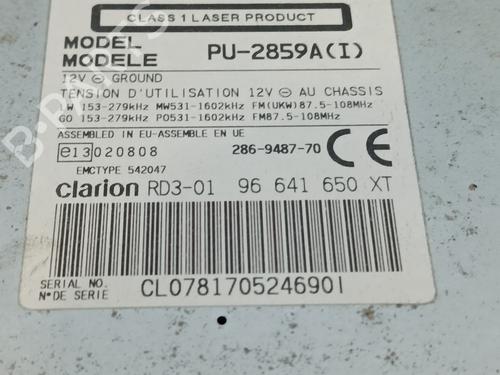 Radio CITROËN XSARA PICASSO (N68) 1.6 16V | BP30659035E6 