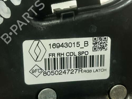 Front right lock RENAULT ESPACE V (JR_) 2.0 Blue dCi 200 (JRAL) | BP12406458C97 