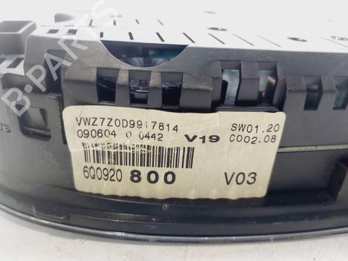 Instrument cluster VW POLO (9N_, 9A_) 1.4 16V | BP25833592C47 