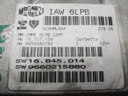 Engine control unit (ECU) PEUGEOT 407 (6D_) 1.8 16V (6D6FYC) | BP29750596M57