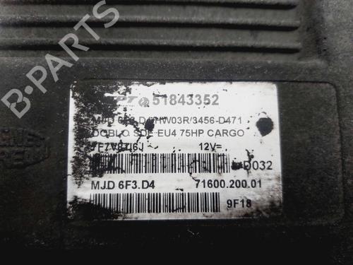 Engine control unit (ECU) FIAT DOBLO MPV (119_, 223_) 1.3 JTD | BP29127432M57 