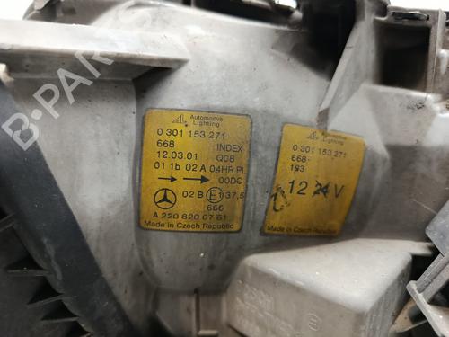 Left headlight MERCEDES-BENZ S-CLASS (W220, V220) S 320 (220.065, 220.165) | BP32015630C28 