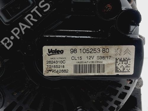 Generator CITROËN C4 SPACETOURER (3D_) 1.6 BlueHDi 100 (99 hp) 26655308