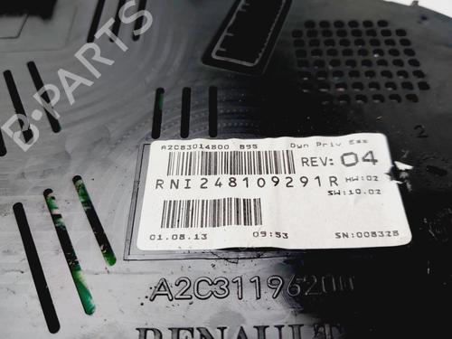 Instrument cluster RENAULT MEGANE III Hatchback (BZ0/1_, B3_) 1.2 TCe (BZ2B, BZ11) | BP21545128C47 