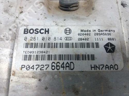 Engine control unit (ECU) CHRYSLER VOYAGER IV (RG, RS) 2.5 CRD | BP4934204M57 
