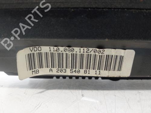 Instrument cluster MERCEDES-BENZ C-CLASS Coupe (CL203)  | BP25856996C47 