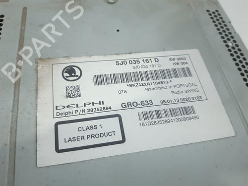 Radio SKODA FABIA II Combi (545) 1.6 TDI | BP10986733E6 
