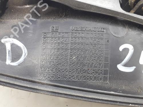 Front right exterior door handle OPEL VIVARO A Van (X83) 1.9 DTI (F7) | BP8611056C129 