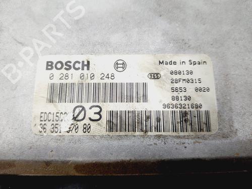 Engine control unit (ECU) PEUGEOT 406 (8B) 2.0 HDI 110 | BP28139783M57 