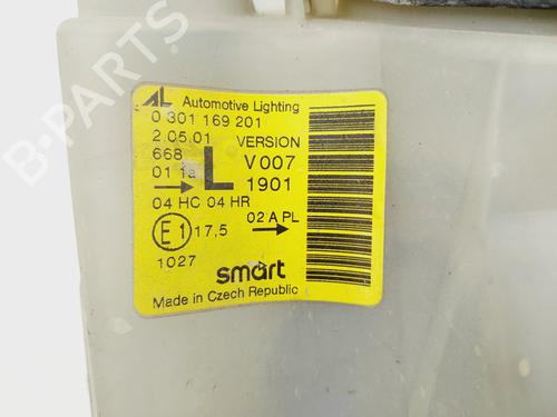 Left headlight SMART CABRIO (450) 0.6 (S1OLA1, 450.441, 450.442, 450.443) | BP29464020C28 