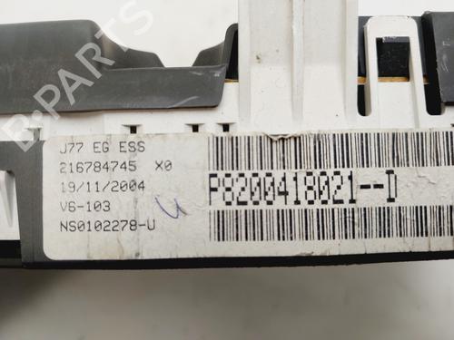 Instrument cluster RENAULT MODUS / GRAND MODUS (F/JP0_) 1.4 (JP01, JP0J) | BP29708459C47