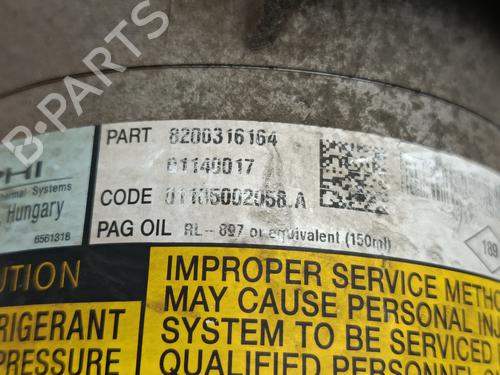 AC compressor NISSAN ALMERA II (N16) 2.2 dCi | BP30006580M34 