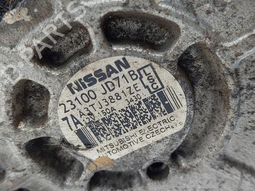 Alternator NISSAN QASHQAI / QASHQAI +2 I (J10, NJ10, JJ10E) 1.6 dCi | BP16850747M7 