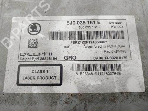 Radio SKODA RAPID (NH3, NK3, NK6)  | BP32261635E6 