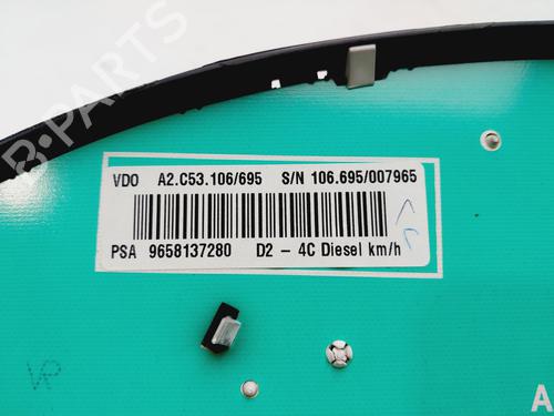 Instrument cluster PEUGEOT 407 (6D_)  | BP27580095C47 