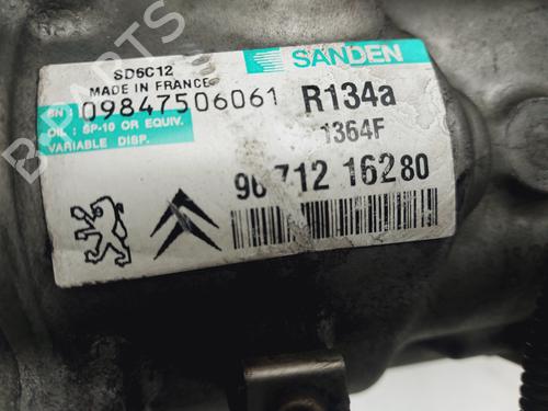 AC compressor CITROËN BERLINGO MULTISPACE (B9) 1.6 HDi 90 4x4 | BP20978495M34 