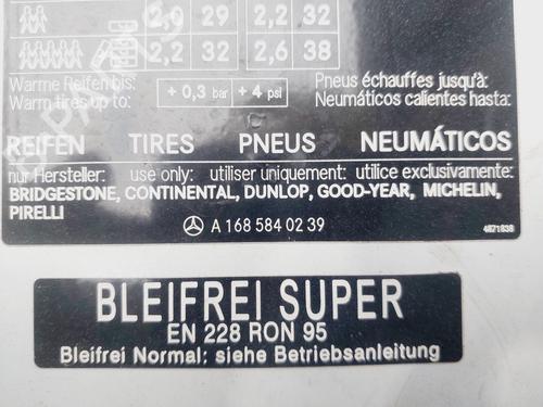 Fuel flap MERCEDES-BENZ A-CLASS (W168) A 160 (168.033, 168.133) | BP29156726C131 