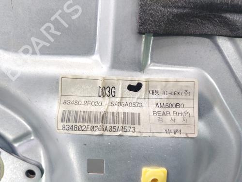 Rear right window mechanism KIA CERATO I Saloon (LD) 1.6 | BP11723510C25 