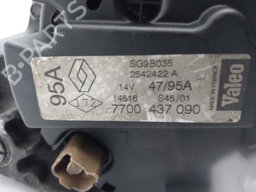 Alternator RENAULT CLIO II (BB_, CB_) 1.2 16V (BB05, BB0W, BB11, BB27, BB2T, BB2U, BB2V, CB05,... | BP32414007M7