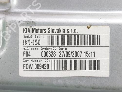 Rear left window mechanism KIA SPORTAGE II (JE_, KM_)  | BP12410187C24 
