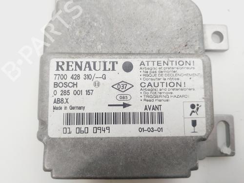 ECU airbags RENAULT CLIO II (BB_, CB_) 1.2 (BB0A, BB0F, BB10, BB1K, BB28, BB2D, BB2H, CB0A,... | BP28725354M53 