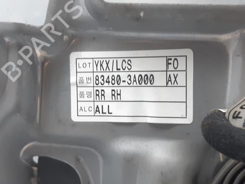 Rear right window mechanism HYUNDAI TRAJET (FO) 2.0 CRDi | BP9213681C25 