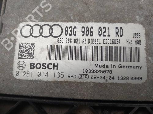 Engine control unit (ECU) AUDI A3 (8P1) 1.9 TDI | BP39691364M57 - Image 2