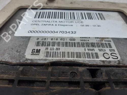 Engine control unit (ECU) OPEL ZAFIRA A MPV (T98) 2.0 DI 16V (F75) | BP4934936M57 
