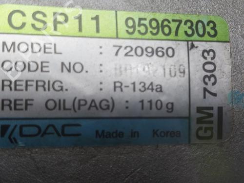 AC compressor CHEVROLET SPARK (M300) 1.2 | BP37994890M34  - Image 5