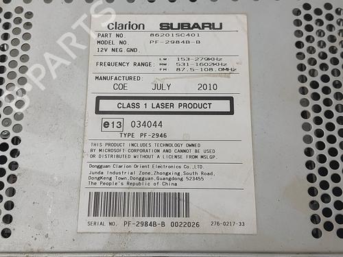 Bilradio SUBARU FORESTER (SJ_) 2.0 D AWD (SJD) | BP30402485E6