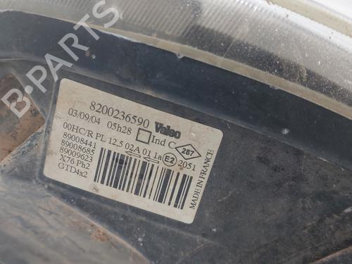 Left headlight RENAULT KANGOO (KC0/1_) D 55 1.9 (KC0D) | BP18334376C28 